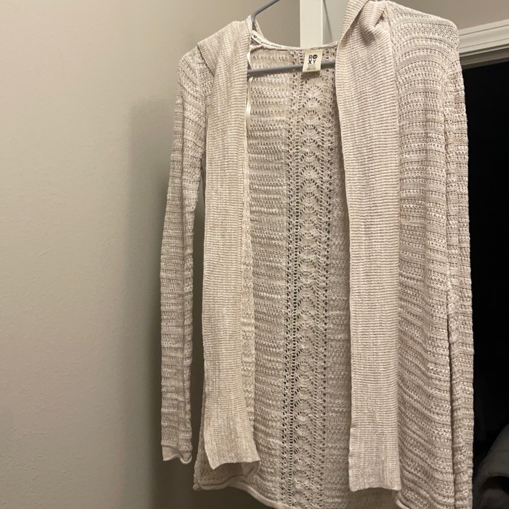 Small Roxy Cardigan with hood